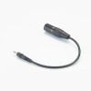Câble audio mono XLR vers fiche TRS 3,5 mm 0,5 m