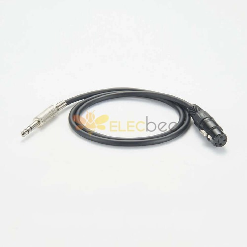 Panel Mount 3.5mm Stereo Female to Dual RCA Male Car AUX Audio Installation Cable Extension 30CM