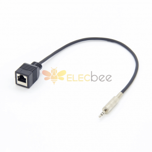 RJ45 Female To Single 3.5mm Male Adapter Cable For Axia 0.2M