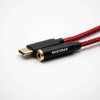 Type C to 3.mm Cable Audio Headphone Earphone Adapter 0.15M
