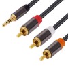 Cable de audio digital compuesto de 3,5 mm a 3RCA