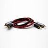 双RCA音频线公对公直式黑色/红色1米-5米