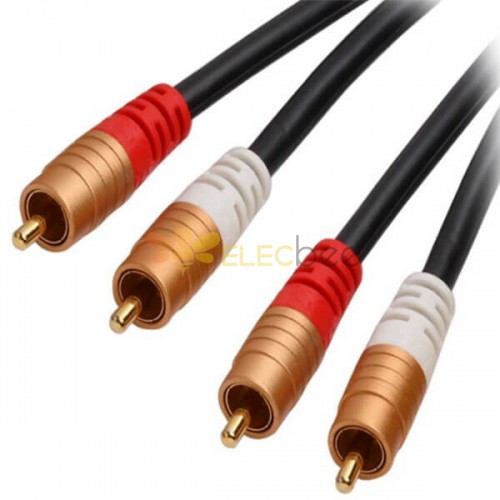 Male Audio Cable Stereo RCA to RCA cable