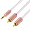 RCA Cable Audio Video 3 Plug to Phono 3.5mm