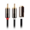 Audio Jack to AV Cable RCA 2 Plug Red