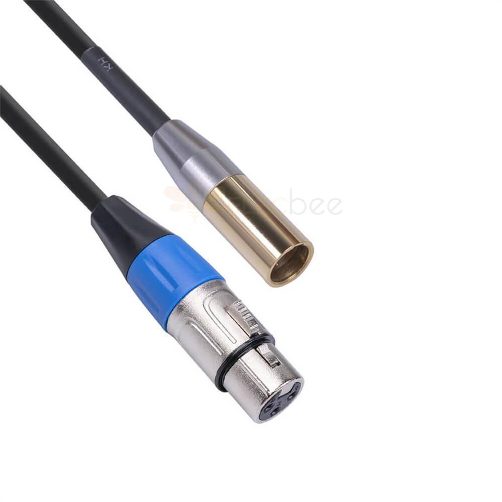 Professional XLR Microphone Cable Mini XLR 3 Pin Male To Female Audio XLR Cable 1M