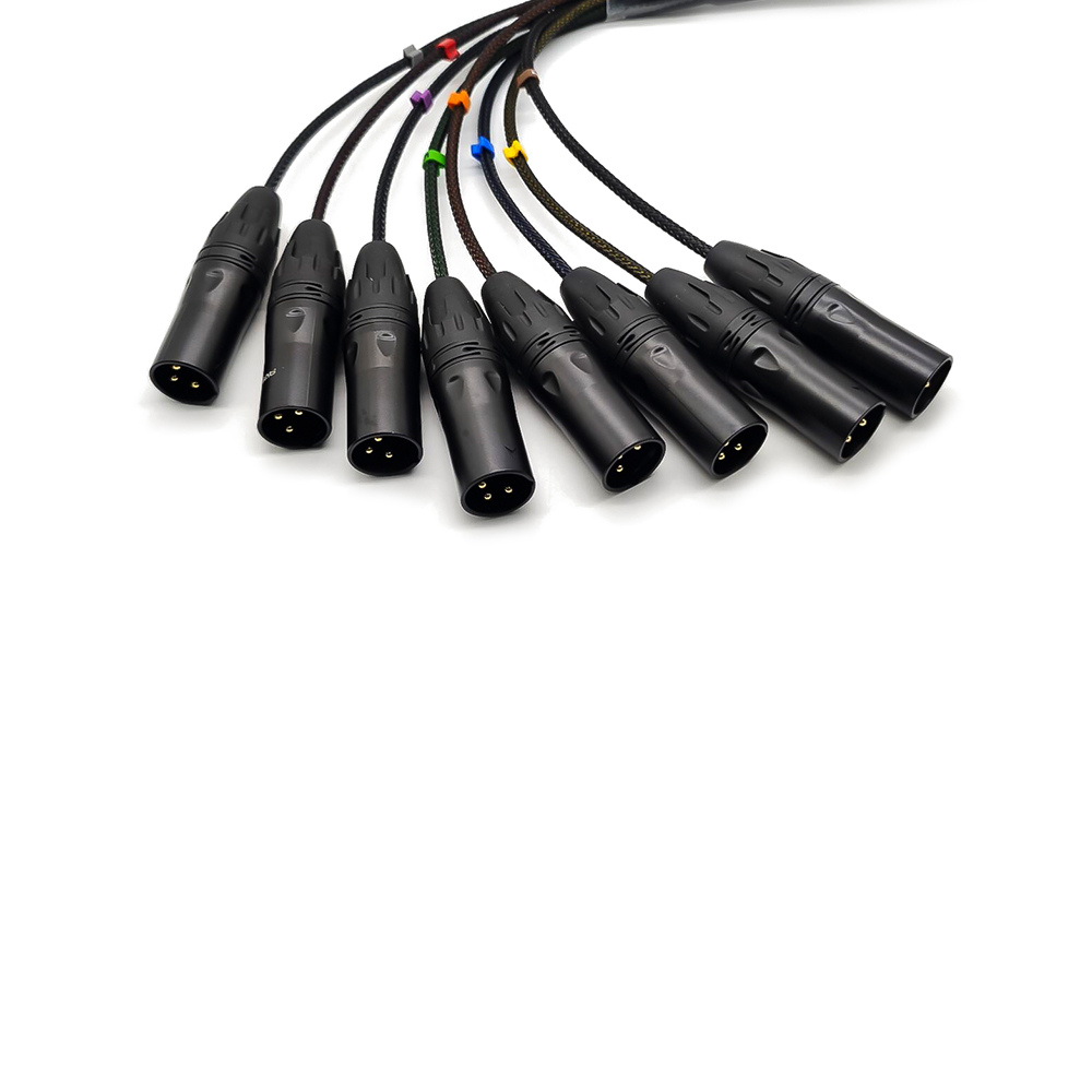 Câble Tascam DB25 Mâle Vers 8 XLR Femelle 0.5M