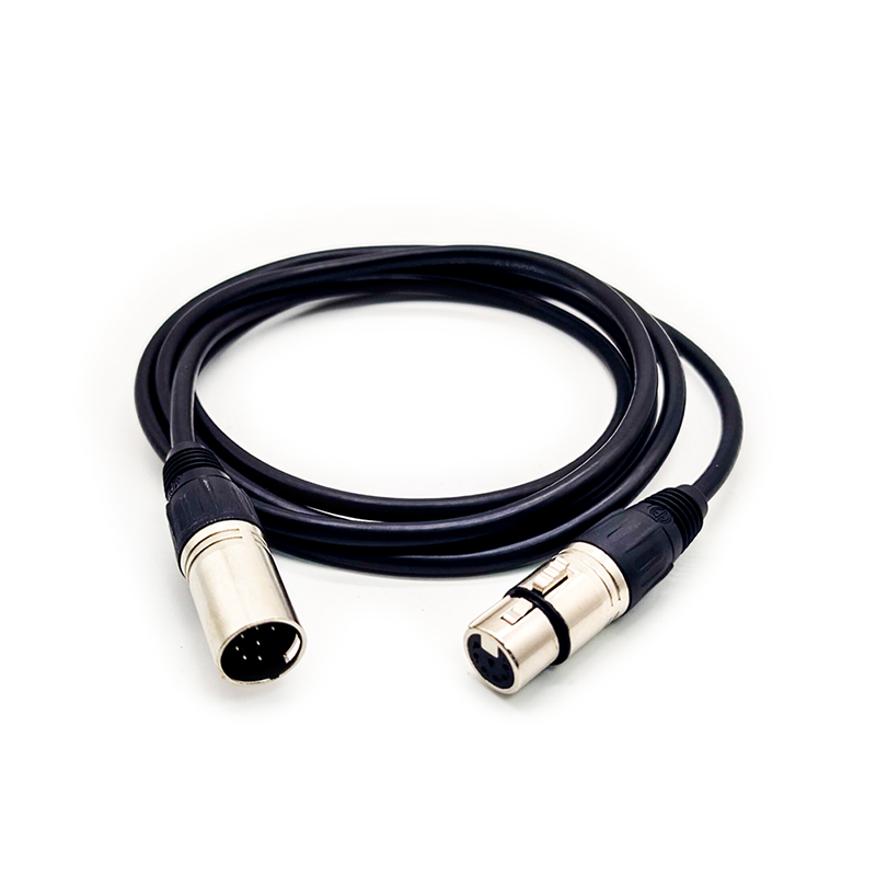 Ламповый микрофонный кабель 7-контактный разъем XLR «папа» на 7-контактный разъем XLR «мама» 2 м