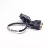 15 Pin D Sub Rgb Vga Cable Female To Male Straight Overmold Type