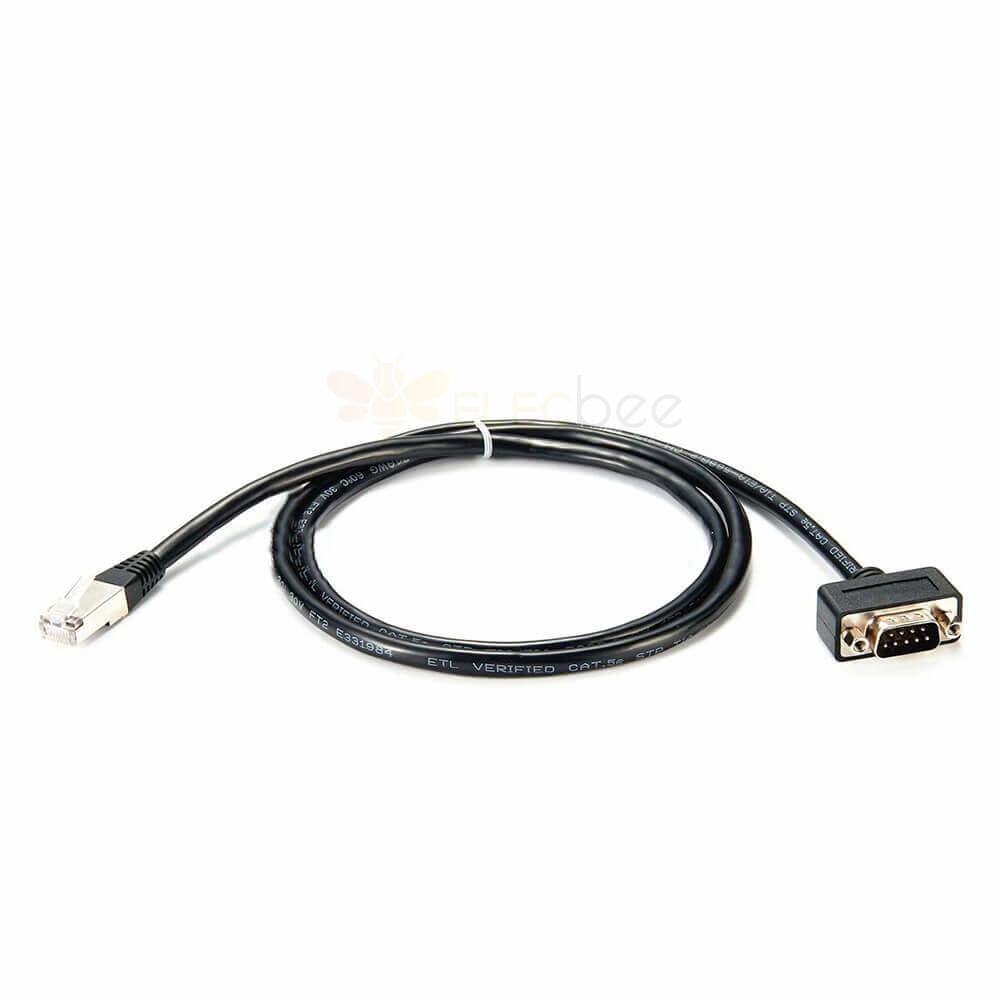 Câble convertisseur CAN vers Ethernet Db9 mâle vers Rj45 mâle 1M