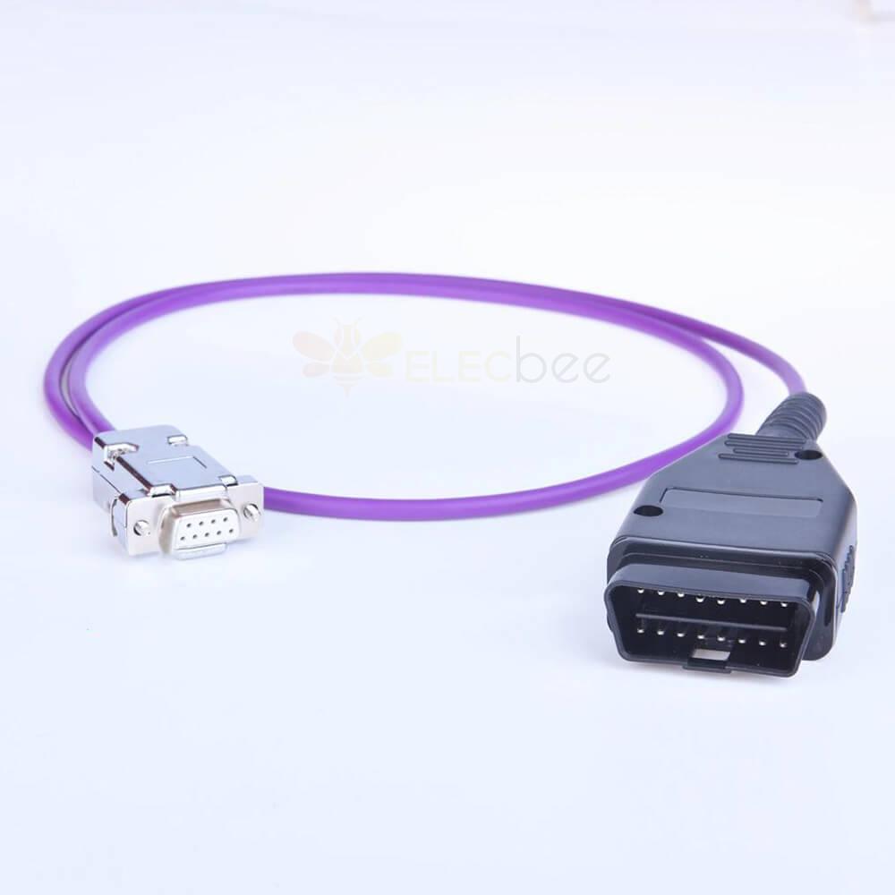 Can Obd2 To Db9 Female Diagnostic Cable 1 Meter