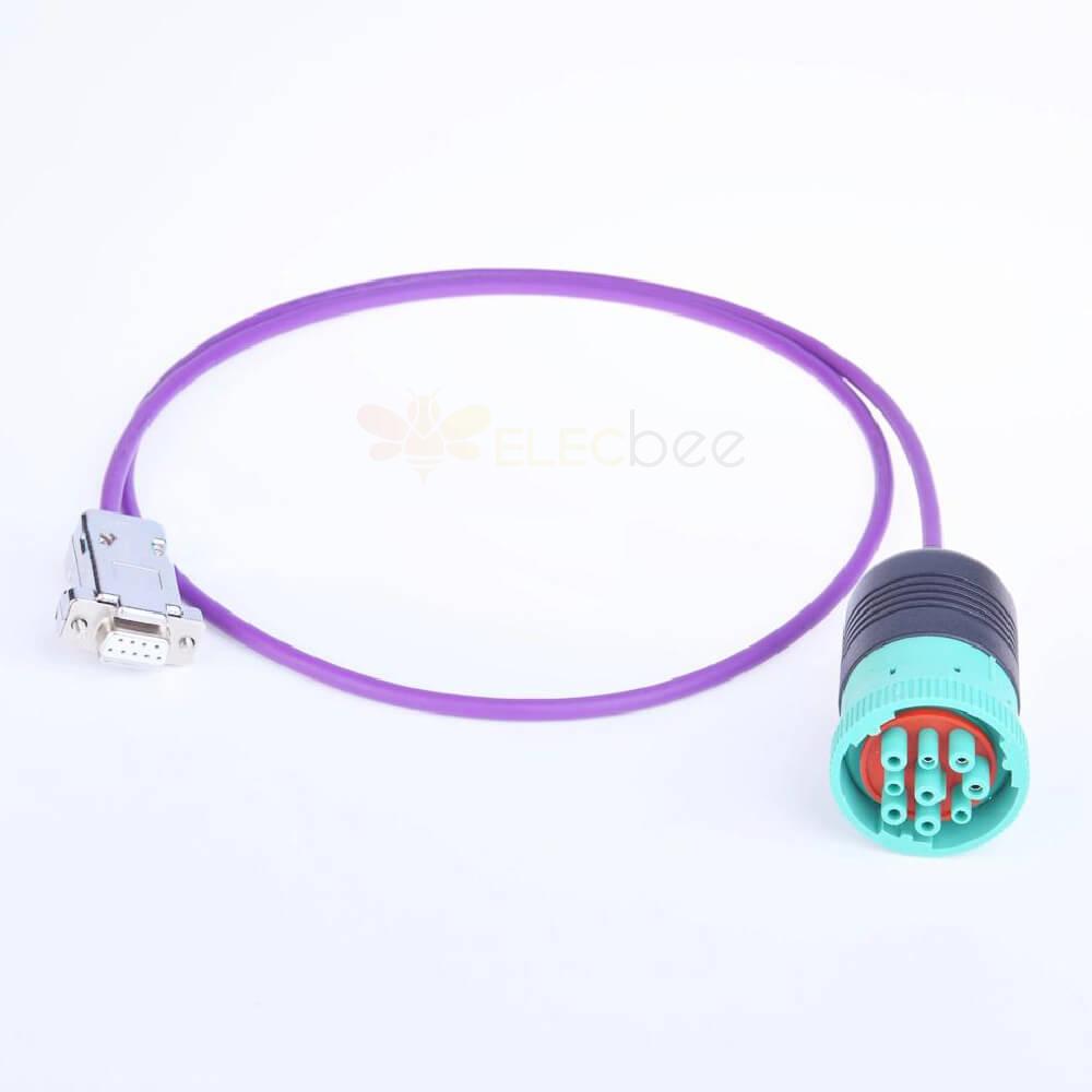 J1939 To Db9 Adapter Cable Elecbee 9 Pin 1Meter