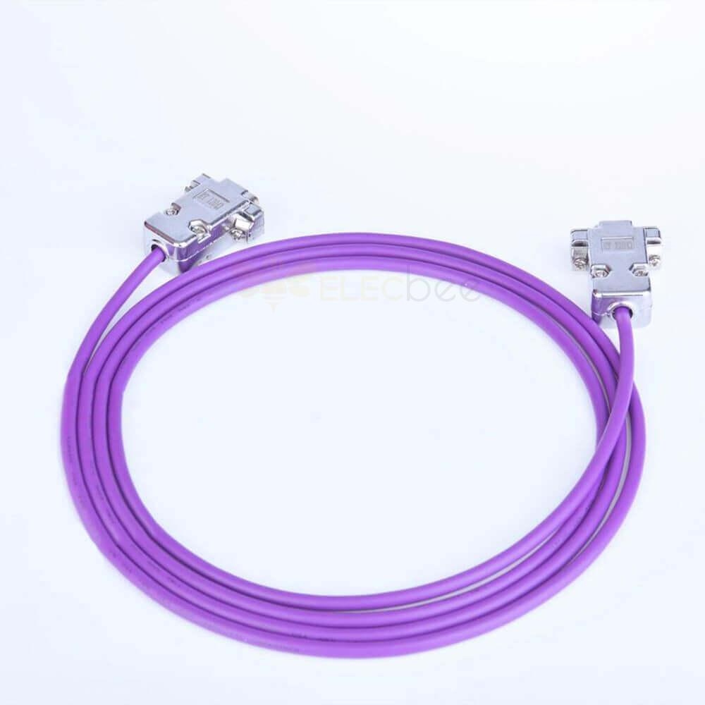 Can Bus DB9 Female To DB9 Female Cable With Resistor Terminator 1M