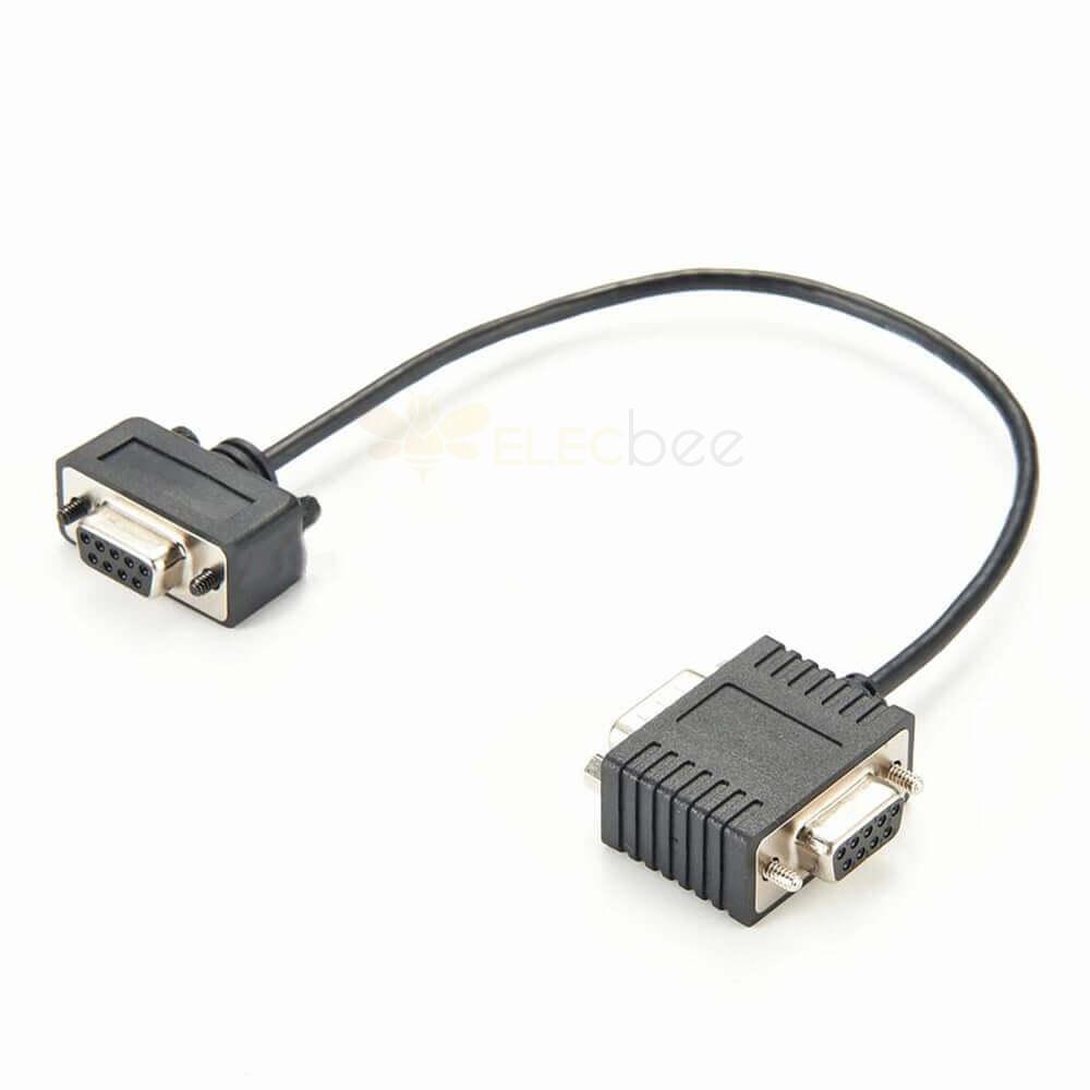Can Network T-Adapter Db9 Female To Db9 Male And Female 0.3M