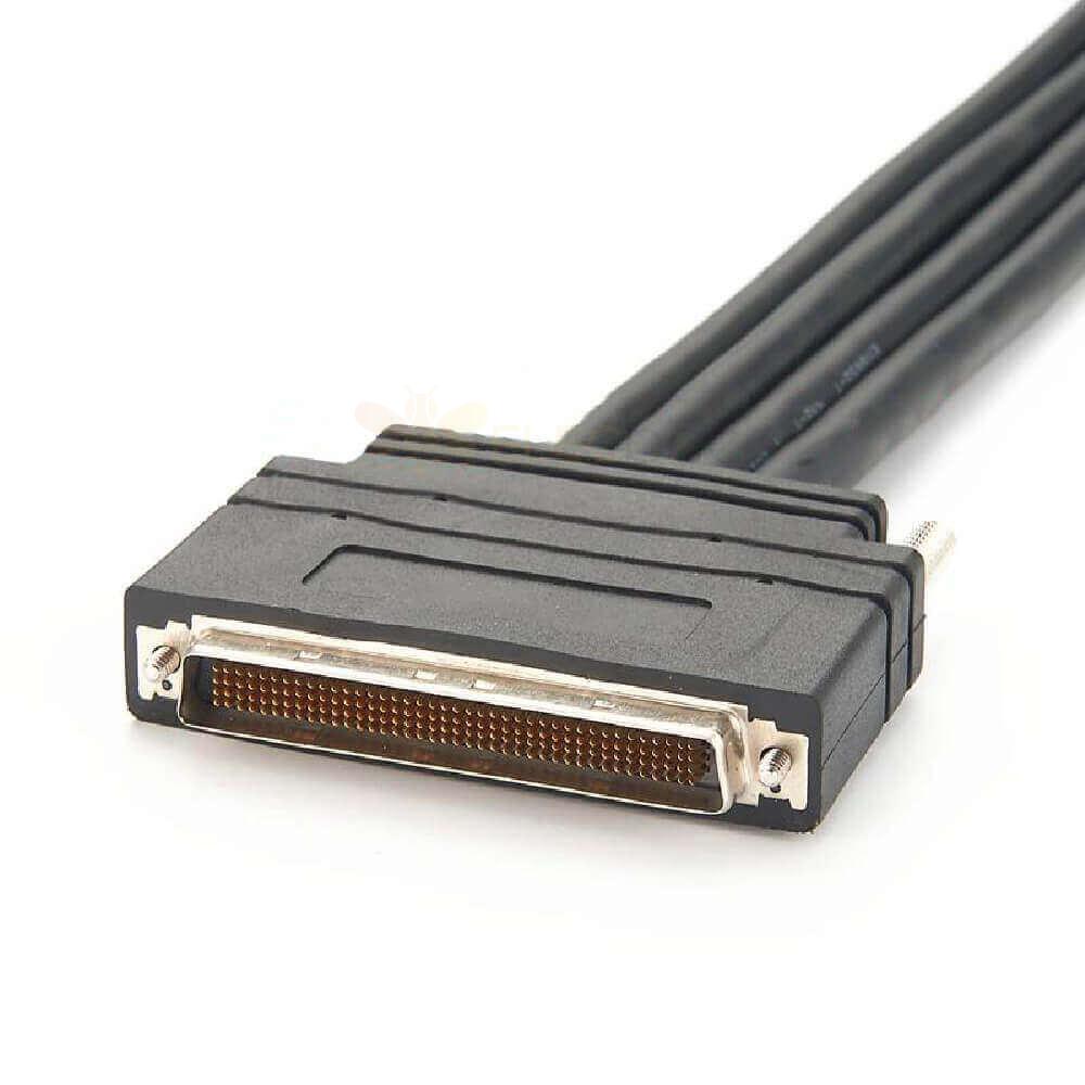 LFH160 Male To DB50 female 4 Port Lfh160 Instrument Switch Test Cable 0.5M
