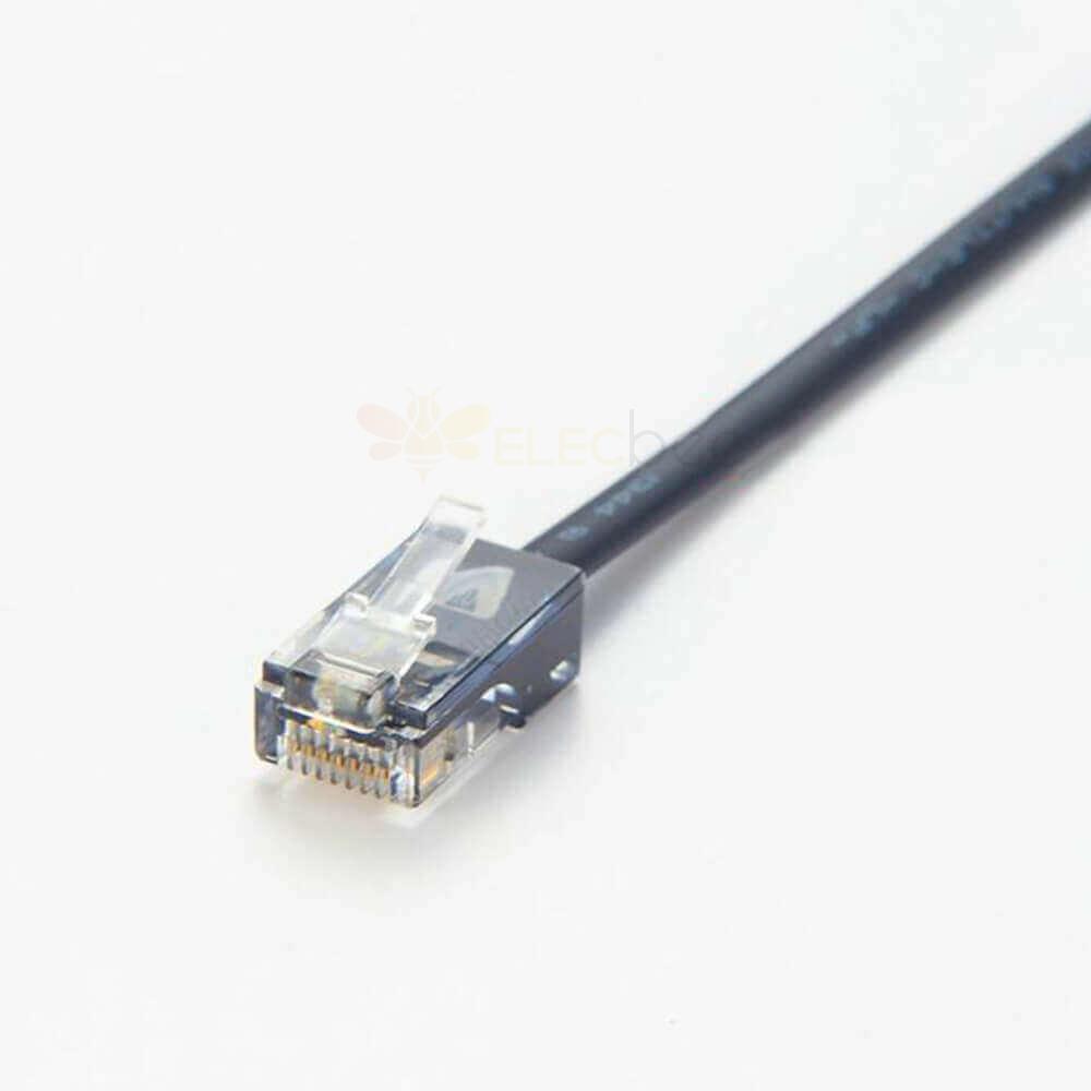 DB9 Male To RJ45 8P8C Male Extender Modular Adapter Converter Cable 1Meter
