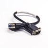d-sub线缆DB15P 注塑公对母 15针数据双绞屏蔽线 0.5m 20pcs