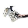 D-Sub 25 Pin Female 1 to 8 BNC Connector Male Straight Cable 50CM