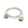 D-sub 9 Pin Male To D-sub 9 Female White Colour Cable Connector