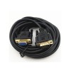 D sub 9 Male to D sub 9 Female Cable Assembles Connector with 1meter length AWG24/26/28/32