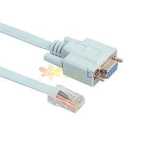 Hochwertiges RJ45-zu-DB9-Konsolenkabel. RJ45-zu-DB9-Kabel für Cisco Switch Router, 90 cm, 20 Stück