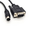 D-SUB 9 Pin Male to MINI DIN 8 Pin Male with AWG28 Cable Connector 1 Meter Length