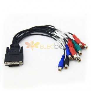 D-SUB 26 Male to 9 RCA Cable Connector 20CM 20pcs