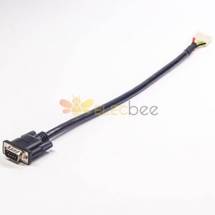 D-Sub 9Pins Male Straight Vga Cable Assembly 20pcs