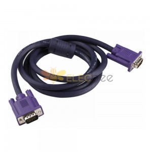 D-Sub Cable 15 Pin VGA Male Straight Connector to D-Sub Cable 15 Pin VGA Male Straight Connector Cable
