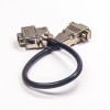 DB14 To DB15 Cable 14pin Male To Right Angle 15pin Male D-SUB Connector 15CM