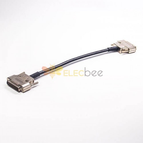 DB25 Connector Male Cable Assembly D-SUB25 Male Connector Cable Assembly 20pcs