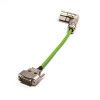DB15 broche Mâle Plug To Right Angle M23 12pin Female Servo Signal Connector With Cable 20cm