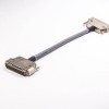 DB25 Male Cable Straight Type Metal Case DB25 Male Cable Assembly 30CM 5pcs