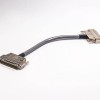 DB25 Male Cable Straight Type Metal Case DB25 Male Cable Assembly 30CM