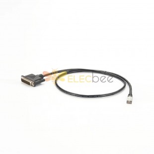 DB25 Male To RJ45 Male Ethernet Modem Console Cable 1M