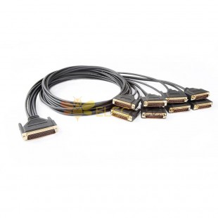 DB78 Male To Eight DB25 Male Splitter Serial Cable 1M