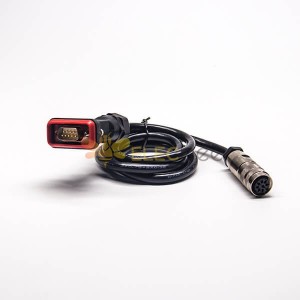 DB9 Para M16 Cable Assembly 9pin DB Conector Masculino para 8pin C091 Feminino com AWG24 Cabo 3M/5M