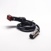 DB9 Para M16 Cable Assembly 9pin DB Conector Masculino para 8pin C091 Feminino com AWG24 Cabo 3M/5M