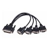 DUSB 44 Pin Male to 9 Pin Male Cable 1 to 2 Connector 0.5M