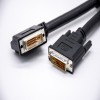 DVI Male 24+5pin Straight to DVI Male 24+5pin Left angle Assemble Cable 0.5/1M