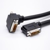 DVI Male 24+5pin Up angle to DVI Male 24+5pin Left angle Assemble Cable 0.5/1M