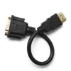 HDMI Male To VGA D-SUB 15 pin Female Video AV Adapter Cable Fr HDTV Set-Top 20cm 20pcs