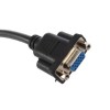 HDMI macho a VGA D-SUB 15 pin hembra de vídeo AV adaptador cable Fr HDTV Set-Top 20cm