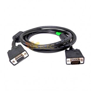 Câble d\'extension VGA de haute qualité HD15 connecteur mâle à femelle 20 pièces