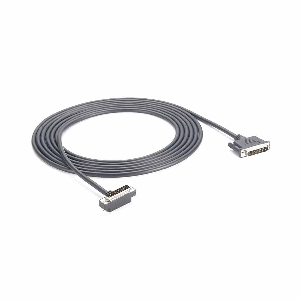 Molded D-Sub Cable DB25   D-sub 25pin Male Straight to D-sub 25pin,Straight Female