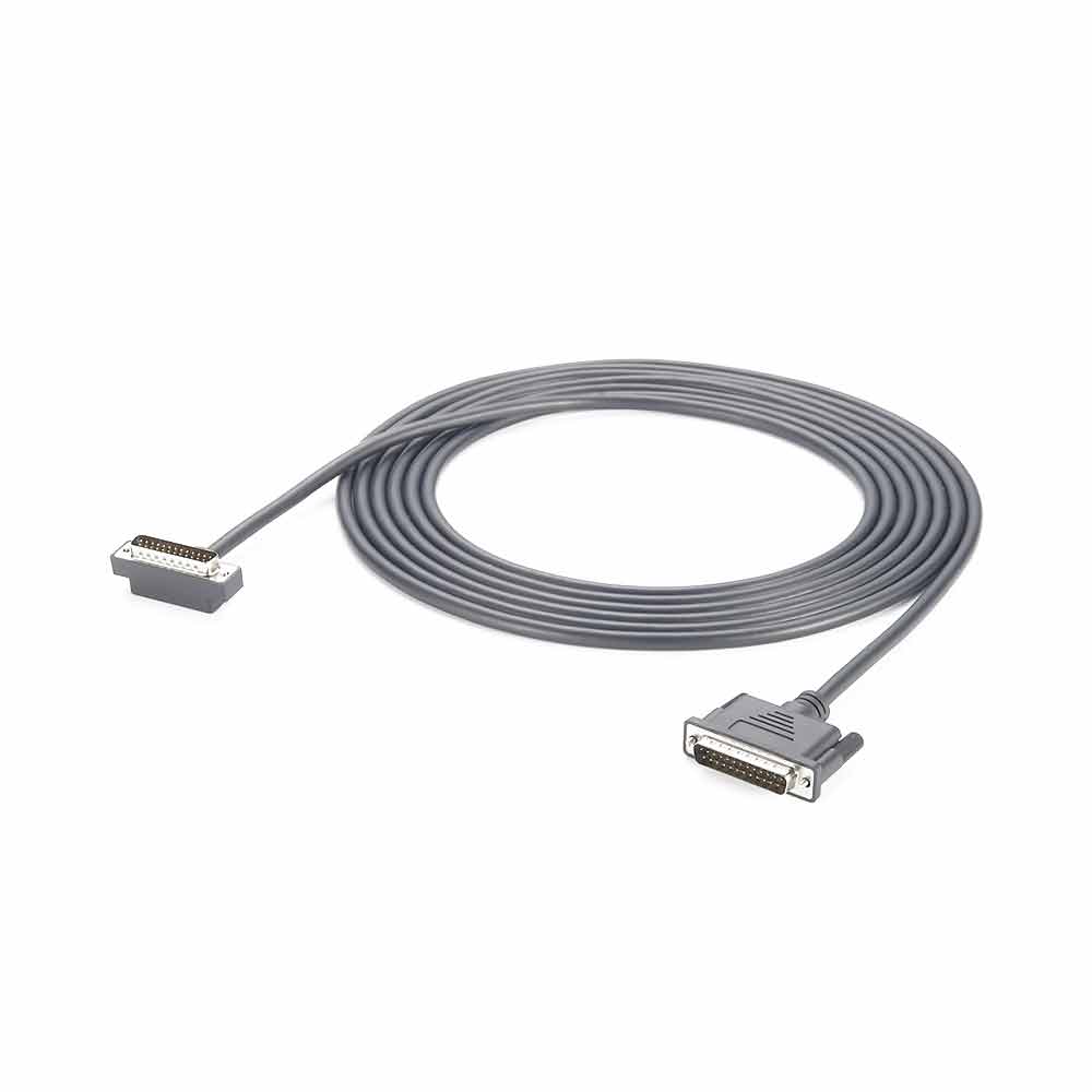 Molded D-Sub Cable DB25   D-sub 25pin Male Straight to D-sub 25pin,Straight Female