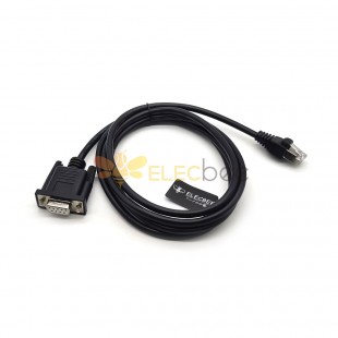 NCR Verifone POS Terminal DB9 to RJ50 10P Crystal Head Connection Cable for Printer 3meters