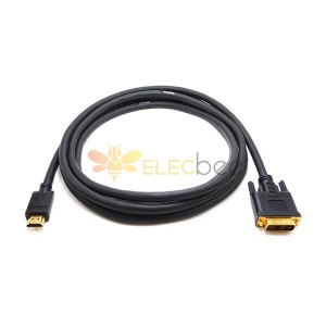 高級DVI-D數字雙鏈路電纜 公對公,雙屏蔽,3-50英尺 20pcs