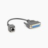 RJ45 Female To DB25 Female Null Modem Cable 0.3M