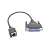 RJ45 Female To DB25 Female Null Modem Cable 0.3M